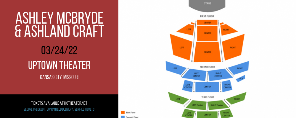 Ashley McBryde & Ashland Craft at Uptown Theater tickets Ashley McBryde & Ashland Craft at Uptown Theater