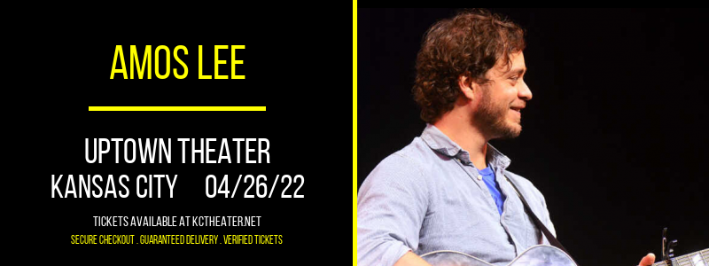 Amos Lee at Uptown Theater tickets Amos Lee at Uptown Theater