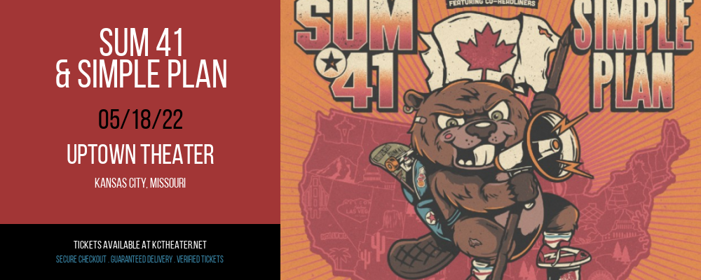Sum 41 & Simple Plan at Uptown Theater
