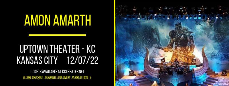 Amon Amarth at Uptown Theater tickets Amon Amarth at Uptown Theater