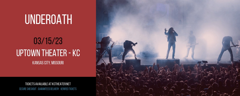 Underoath at Uptown Theater tickets Underoath at Uptown Theater