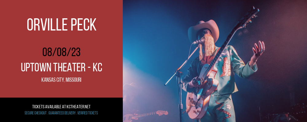 Orville Peck at Uptown Theater tickets Orville Peck at Uptown Theater