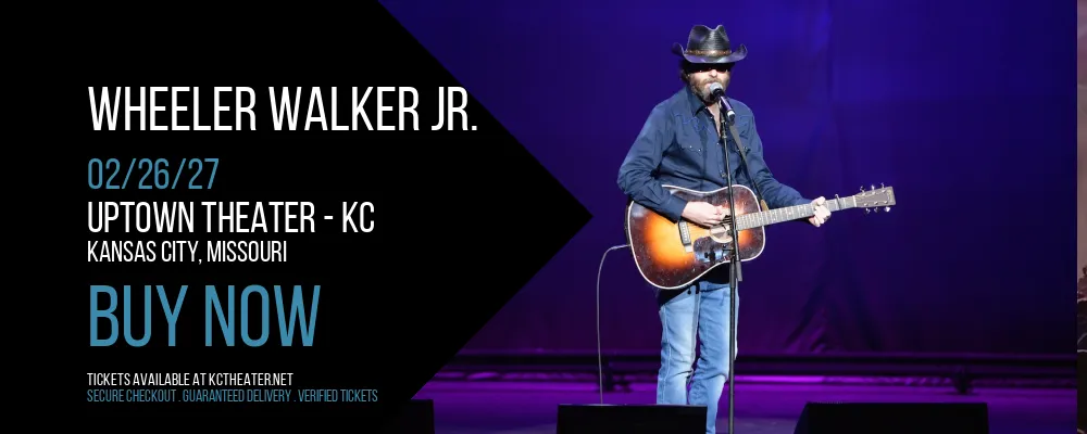 Wheeler Walker Jr. at Uptown Theater - KC